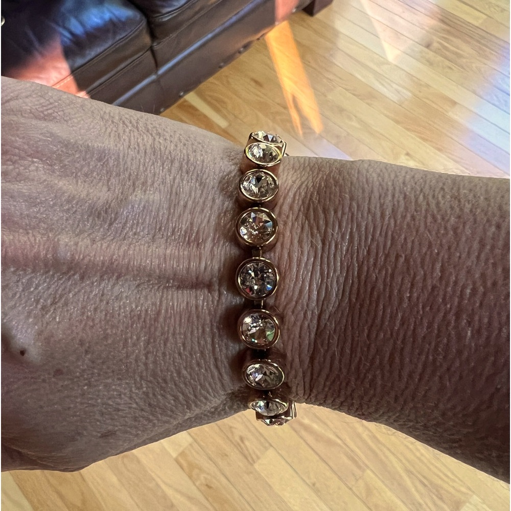 Touchstone Crystal Rose Gold Ice Bracelet